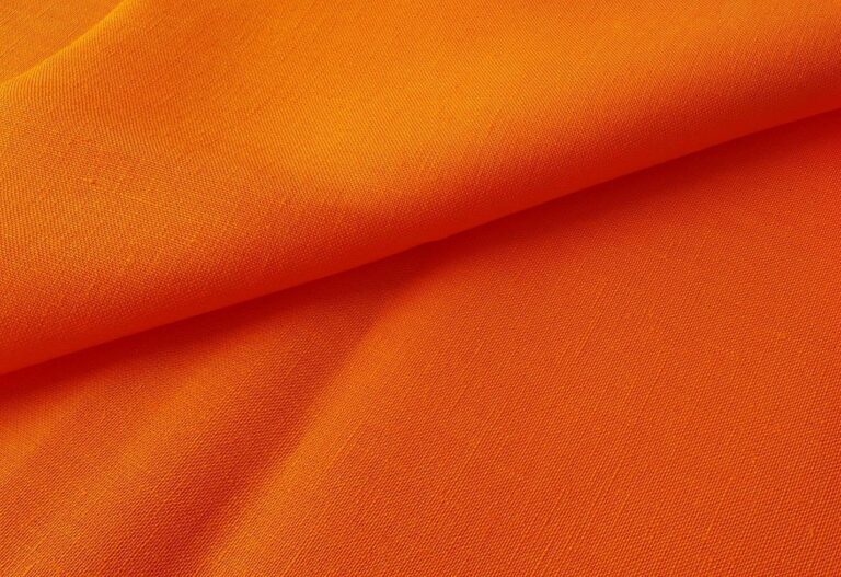 Linane kangas L245 Orange Popsicle, pehmendatud